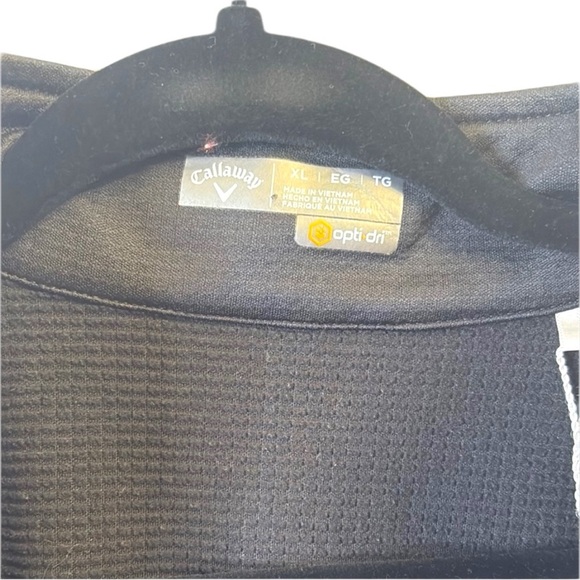 Callaway Black Quarter-Zip Sweatshirt - Picture 3 of 3